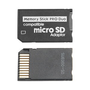 用于PSP2000 PSP3000存储卡转换器的<span class=keywords><strong>PSP</strong></span> 1000记忆棒专业双卡读卡器的微型<span class=keywords><strong>SD</strong></span> TF至微软卡适配器 - Product Image 2