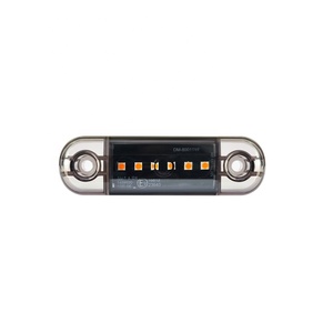Car Universal 6LED <strong>12V</strong> 24V Truck Trailer Van Bus Side Marker Light Clearance Warning Light - Product Image 3