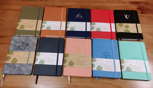 A5 Papelería personalizada Cuaderno de negocios promocional Planificador PU Cuero Tapa dura Diario Agenda Bloc de notas con impresión de LOGOTIPO - Product Image 6