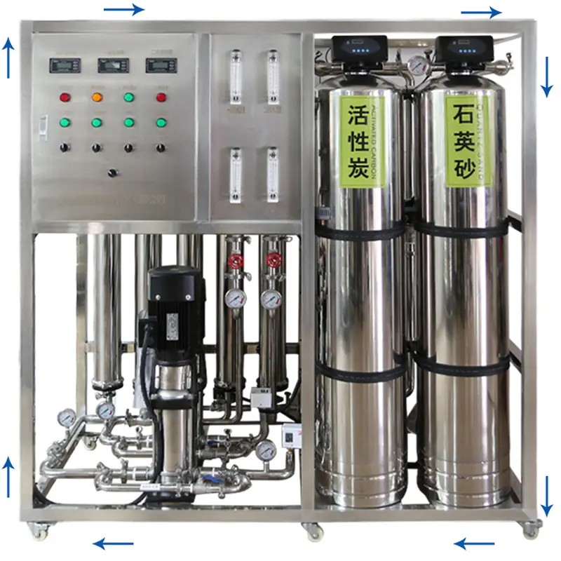 Stainless-steel-250LPH/500lph-reverse-osmosis-waterprification популярная машина фильтр для воды цена
