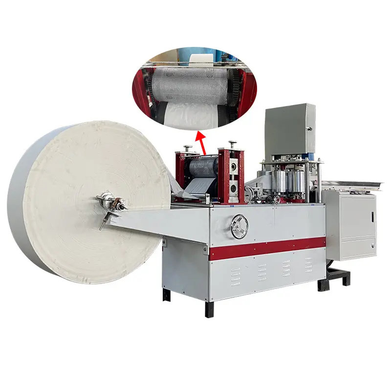Klein Formaat Machine Voor Familiebedrijf Volautomatische Servet Tissue Making Machine Productielijn