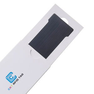 CKTRFID คีย์การ์ดโรงแรมแบบกำหนดเอง,Iso14443a 13.56Mhz ชิป Rfid แบบไร้สัมผัสสีดำขัดเงานามบัตร Nfc - Product Image 3