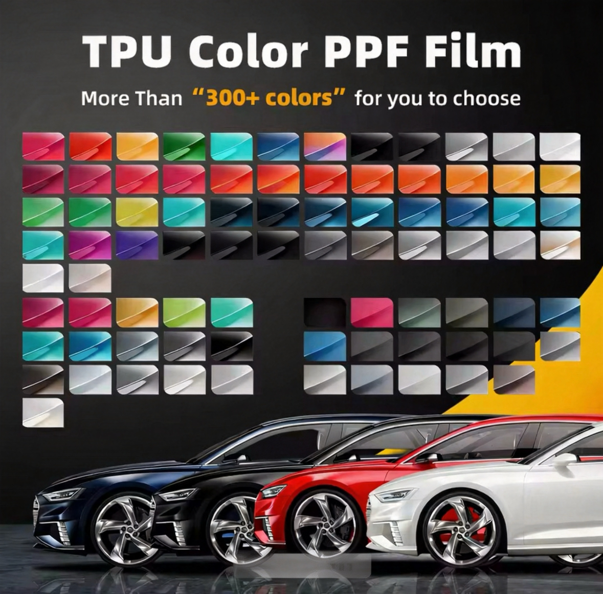 Más de 300 colores disponibles
