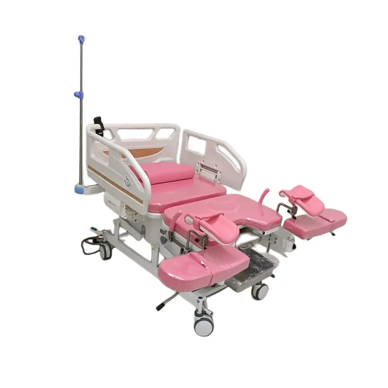 Cama de parto elétrica ajustável, cama de maternidade hospitalar, obstetrícia e ginecologia, cama de parto neonatal