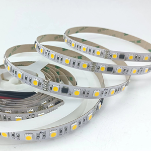 ไฟเส้น LED DMX 24V สีขาวใช้พลังงานต่ำ60LEDs/M 5M 10M 20M อาคารแสงกลางแจ้ง