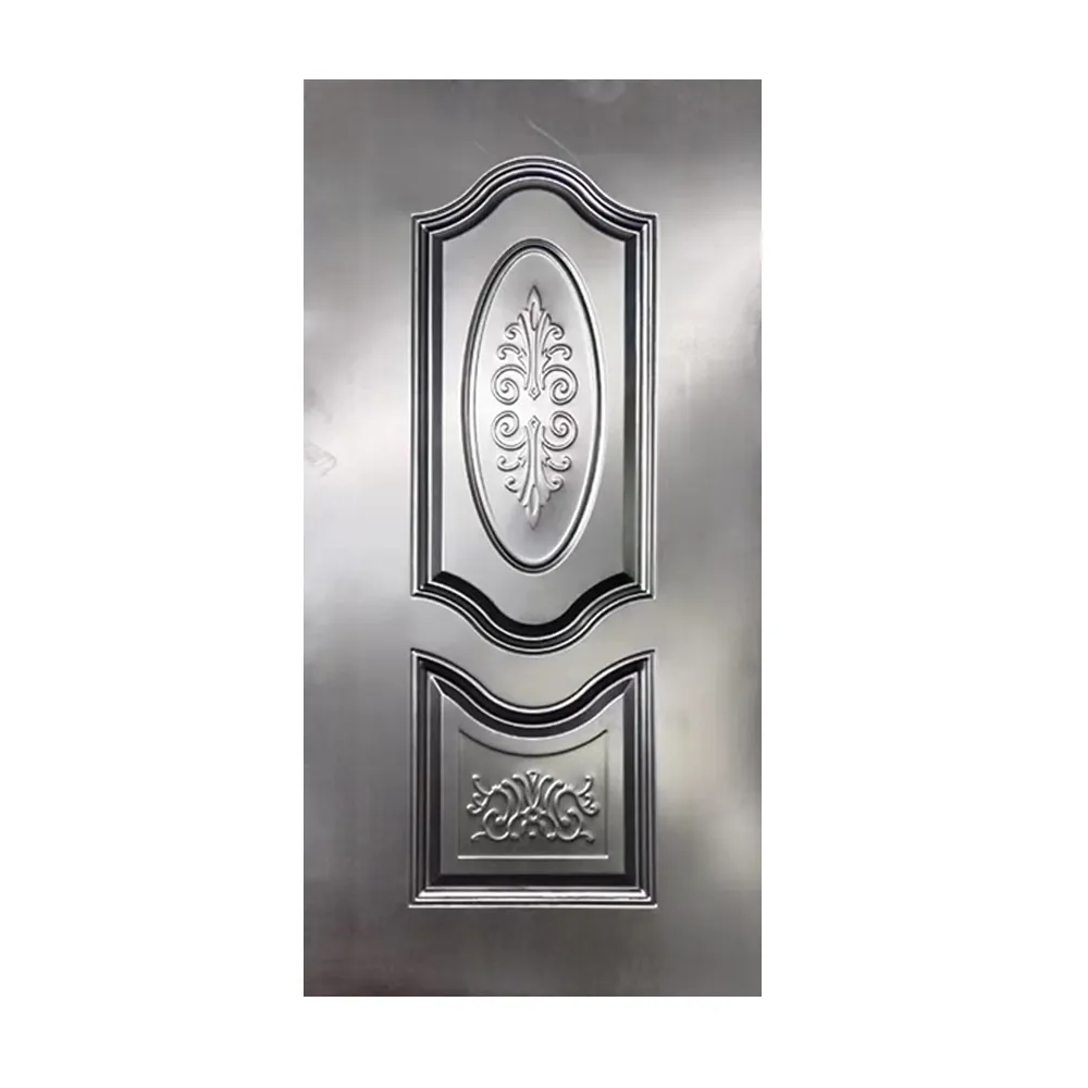 ABYAT-placas de puerta de diseño de lujo, placa de piel de aluminio para puerta delantera