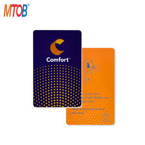 酒店定制加密MIFARE超轻EV1塑料智能射频识别钥匙卡 - Product Image 2