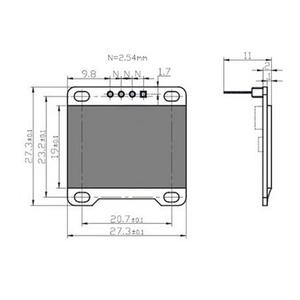 Lonten Gelb-Blau Doppel farbe Weiß 128 X64 OLED LCD LED-Anzeige modul Für Arduino 0,96 "I2C IIC Communicate
