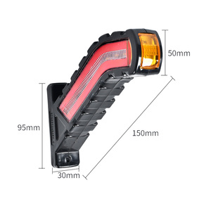 24V 12V ไฟด้านข้างรถบรรทุกวิ่งไฟท้ายน้ํากันน้ํา RV Trailer LED รูปแบบเครื่องหมายไฟนีออน Stalk ตัวบ่งชี้โคมไฟ - Product Image 2