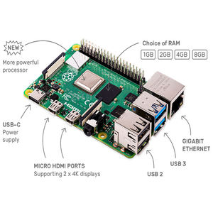 Original Raspberry Pi 4 Modell B,4GB Entwicklungs platine Elektronik komponenten IC-Chip Raspberry Pi