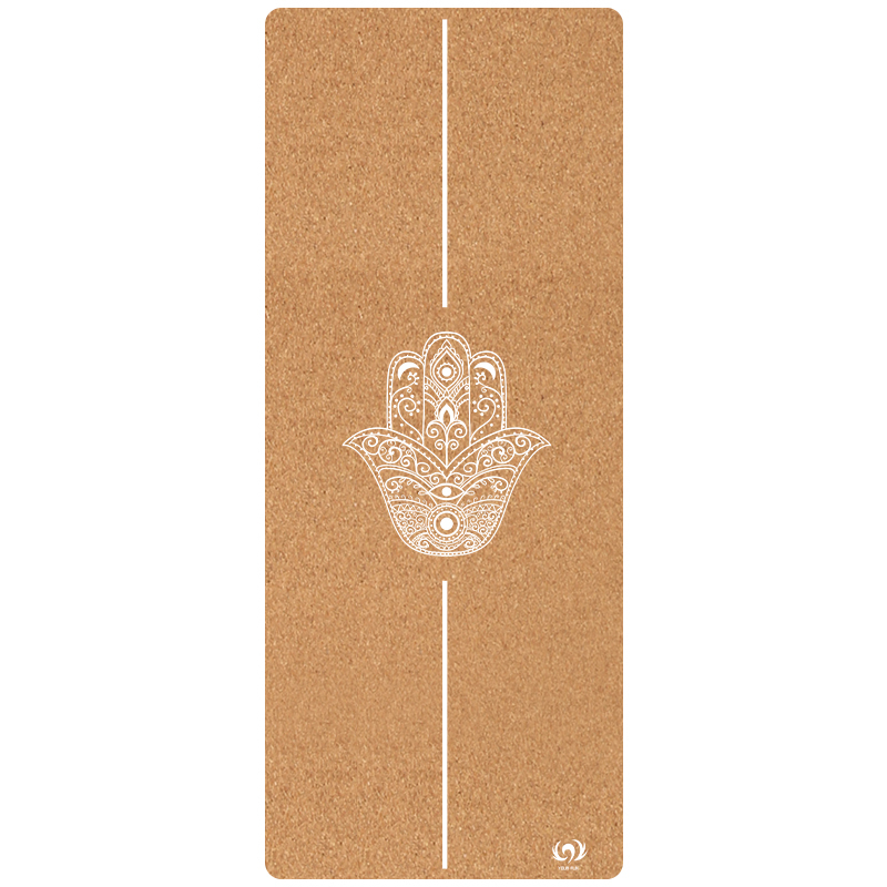 Cork Yoga Mat - white