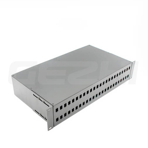 Panel de conexión de fibra óptica de montaje en rack fijo de 19 "2U con carga completa para sistema de gestión de marcos de red óptica - Product Image 1