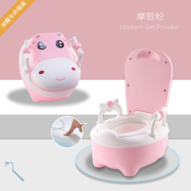 Versión mejorada de Cute Cow 3D (rosa) con cepillo gratis