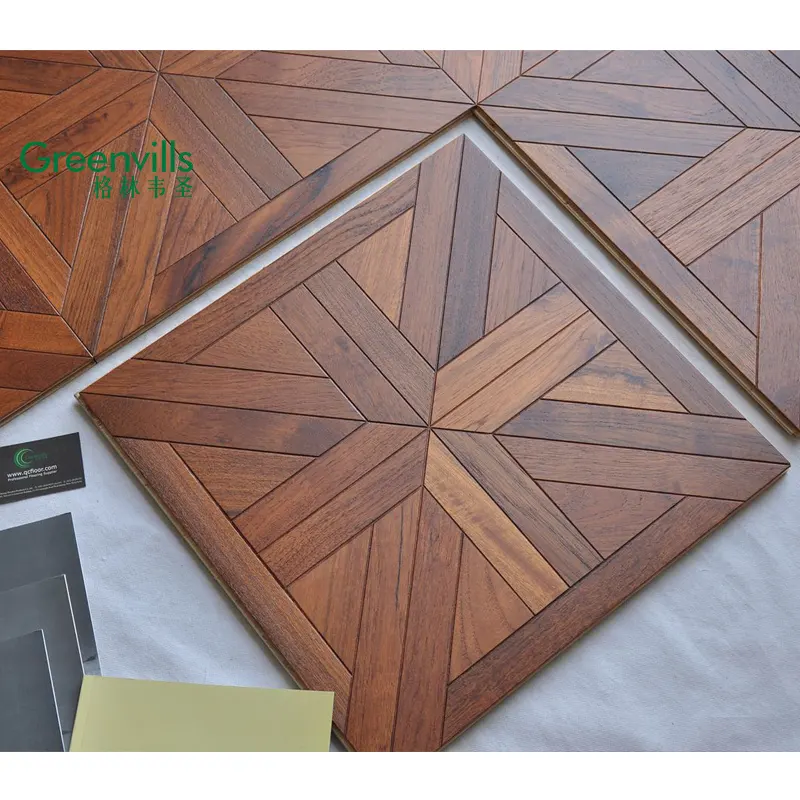 Fabbrica di Guangzhou in legno di teak pavimenti in legno parquet