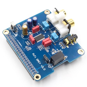 モジュールPCM5122 HifiDacオーディオサウンドカードモジュールI2S、RPi 3B/2B用LEDインジケーター付き - Product Image 1