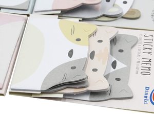 办公室方便使用便签卡哇伊便签纸8包各种形状的自定义便签 - Product Image 6