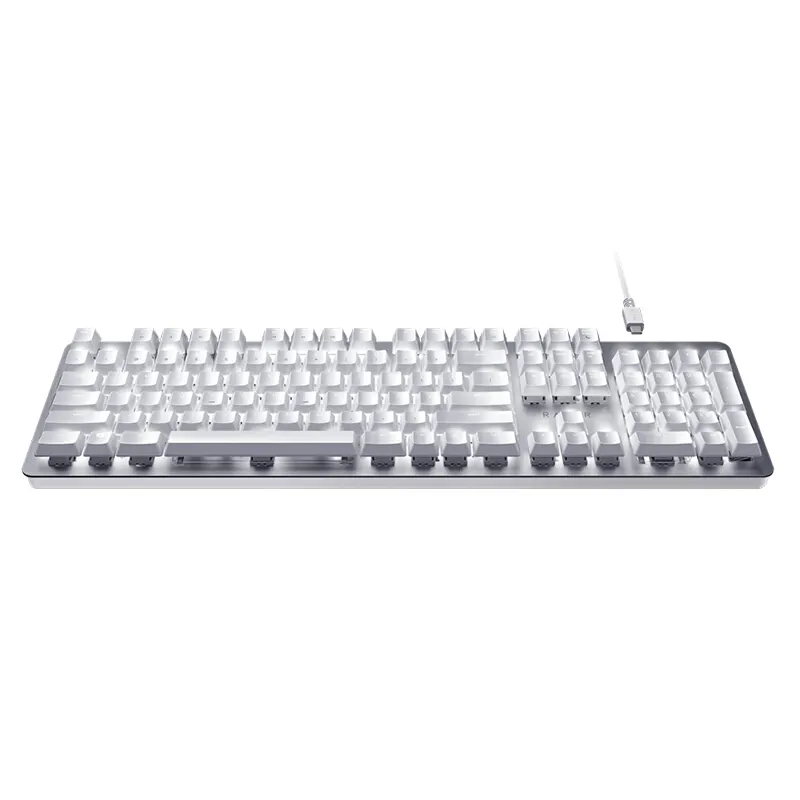 Беспроводная механическая клавиатура Razer Pro Type, белая игровая клавиатура с 100% 104 клавишами, проводная Usb клавиатура