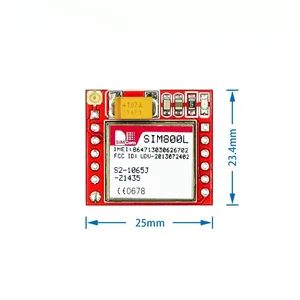 最小SIM800L GPSGSMモジュールキットMicroSIMカードコアボードクアッドバンドTTLシリアルポート (アンテナ付き) - Product Image 2