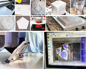 Máquinas de corte de enrutador CNC de piedra de 5 ejes para granito Máquina de corte de piedra natural multifunción Máquina de corte por láser de piedra - Product Image 5