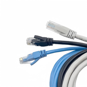 Cat6A-<span class=keywords><strong>Ethernet</strong></span>-Kabel mit niedrigem MOQ Rj45 Utp Lan-Netzwerk-Patchkabel Cat5E Cat6-Kommunikationskabel PVC-Kupferstrang-FTP-Faser 0,5 m