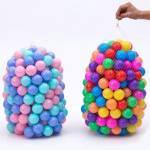 Großhandel Kinder Sportspiel zeug Mehrfarbige elastische Ozean bälle verdickt Macaron <span class=keywords><strong>Ball</strong></span> Spielzeug Spiel <span class=keywords><strong>Ball</strong></span> Pool zum Spielen - Product Image 1
