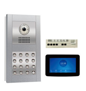 TCP IP Video Intercom Smart Door Telefone 7 Zoll Bildschirm IP Intercom System für Apartment Video Tür Telefon - Product Image 1