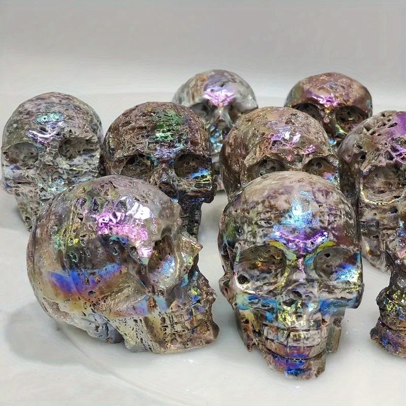 กะโหลกศีรษะสฟาเลอไรต์ชุบไฟฟ้า