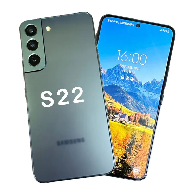Nouveau smartphone mobile d'occasion 6.1 pouces téléphone portable android pour Samsung Galaxy S22 S22 + S22ultra