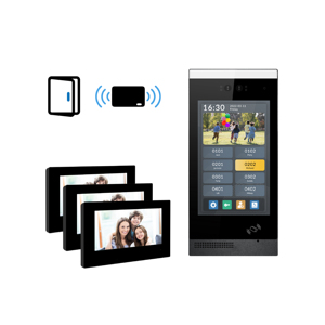 Sistema de intercomunicación de video IP con pantalla táctil de gama alta de 10 pulgadas Tuya Control remoto inalámbrico Cámara HD Intercomunicador bidireccional para apartamento - Product Image 5