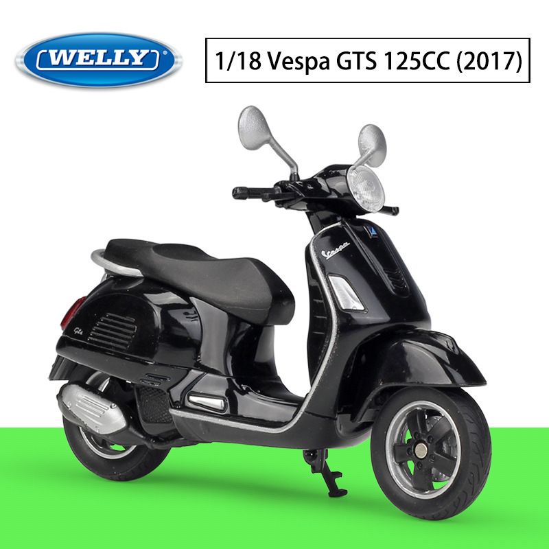 Vespa GTS 125cc nera del 2017