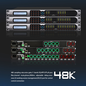 4 entradas 8 salidas fabricantes de equipos de sonido profesional driverack DSP Music Audio Procesador ecualizador Procesador de audio - Product Image 2