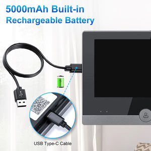 VIDEW Automatic Tuya Night Vision Visual Monitor Viewer Video <strong>Intercom</strong> With Door Panel Chime Security Camera <strong>System</strong> - Product Image 6