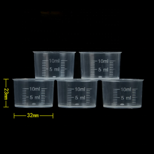 ถ้วยพลาสติก PP ขนาด10มล. ถ้วยพลาสติกสำหรับใช้วัดน้ำในห้องปฏิบัติการ - Product Image 2