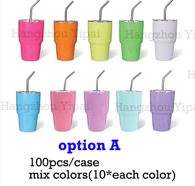 2oz verre à liqueur de sublimation 100 pcs option A