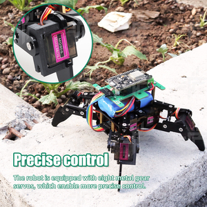Kits y módulos electrónicos de Robot DE DESARROLLO cuadrúpedo Tscinbuny, Kits educativos y de fabricación para Arduino, Kits de robótica programables