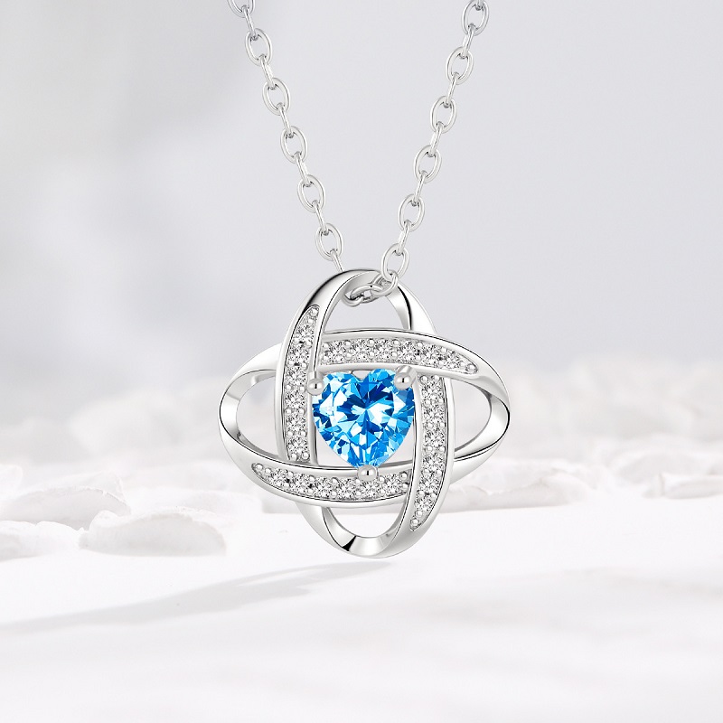 Cuore bianco e blu
