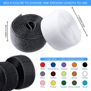 Correa duradera personalizada DIY de alta calidad, cinta de diseño de 1 pulgada de ancho, tela de nailon para coser ropa, gancho y bucle - Product Image 5