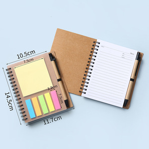 定制标志可重复使用文具套装日记本便签本带笔 - Product Image 6