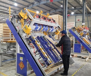 Euro <strong>Block</strong> Wood Pallet <strong>Automatic</strong> Production Line Wooden Pallet Nailing <strong>Machine</strong> - Product Image 5