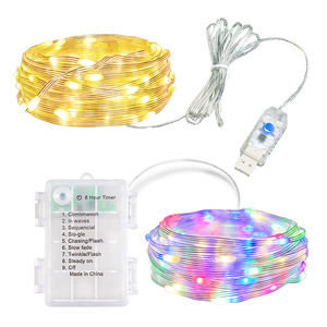 Esnek LED şerit işık seti kiti 18LED/M 30LED/M renk değiştirme RGB su geçirmez pilli LED ışıkları ile - Product Image 1