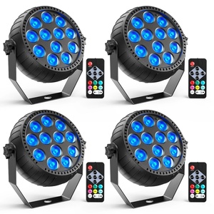 18x10W RGBW 4 in 1 LED Par DMX sahne etkisi işık sonsuz karıştırma ve disko Bar Dj sahne için gökkuşağı etkisi Par ışıkları lamba - Product Image 6