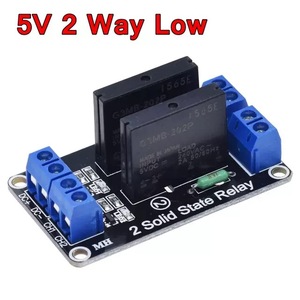 2チャンネル5/12/24V DCリレーモジュールソリッドステートG3MB-202P高/低レベル250V 2A - Product Image 3