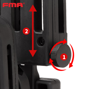 ซองปืนอเนกประสงค์ FMA IPSC แบบปรับได้ ปลดเร็ว สำหรับกิจกรรมกลางแจ้ง อุปกรณ์ยุทธวิธีอเนกประสงค์ รุ่น TB1164 - Product Image 4