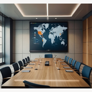 China Hot Sale 4K 163-Zoll-interaktives Meeting Panel/LED-Display Konferenz display/COB-Paket oberfläche/für Besprechung sraum - Product Image 2