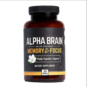 <strong>Alpha</strong> Brain Capsules Daily Cognitive Support Booster, Energy Supplement Memory Private Label - Product Image 2