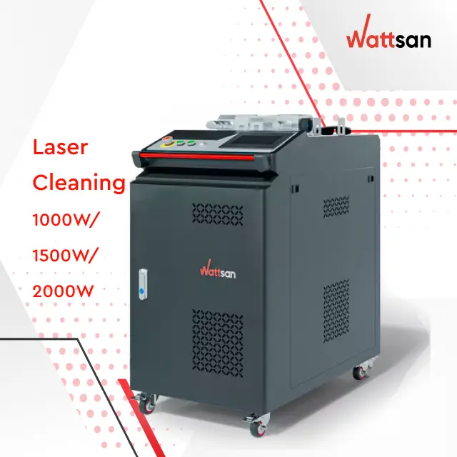 Wattsan เครื่องทำความสะอาดเลเซอร์1000W/1500W/2000W เครื่องทำความสะอาดเลเซอร์ Machi 2000