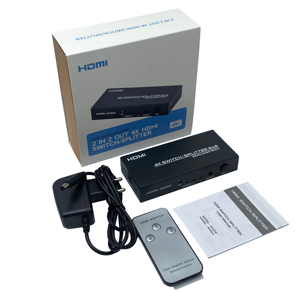 FJ-4K202 FJGEAR <strong>2</strong> PORT <strong>HDMI</strong> <strong>MATRIX</strong> 4k HD <strong>2</strong> in <strong>2</strong> Out 3840*2160/60hz Plug and Play <strong>2</strong> <strong>Input</strong> Interface <strong>2</strong> <strong>Output</strong> Interface <strong>MATRIX</strong> - Product Image 6