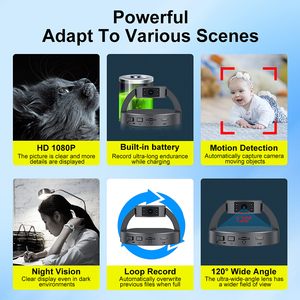 MD35 Factory Direct Supports Recording While Charging Mini <strong>Camera</strong> HD 1080p 180 Degree Rotating Lens and Night Vision <strong>Camera</strong> - Product Image 3