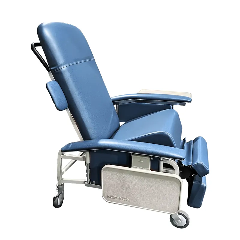 Chaise inclinable de haute qualité soins à domicile chaise gériatrique réglable pour personnes âgées avec plateau de Table