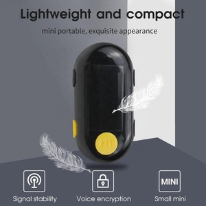 Mini gancho para la oreja Walkie Talkie sistema de intercomunicación bidireccional 25 canales 400-470MHz 0,5 W intercomunicador inalámbrico para restaurante para Hotel